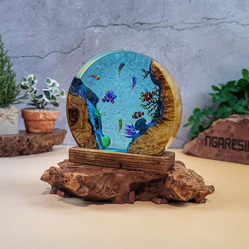 Ocean Aquarium Organism Resin  - Resin Art Light recension och pris