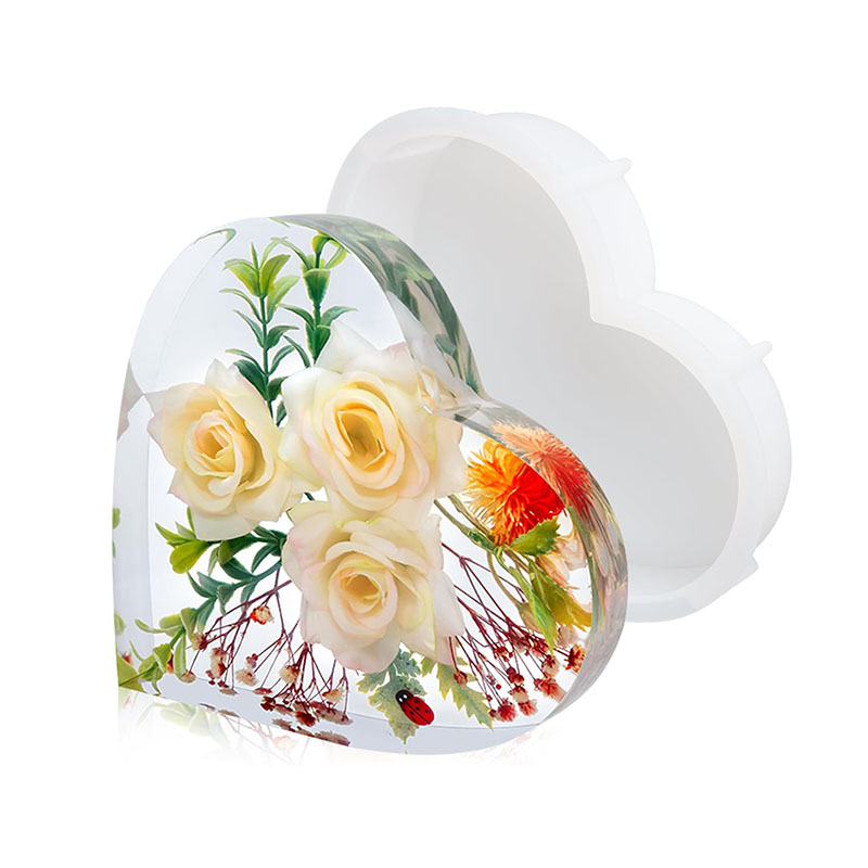 Large Heart Epoxy Resin Mold F - Resin Art Heart recension och pris