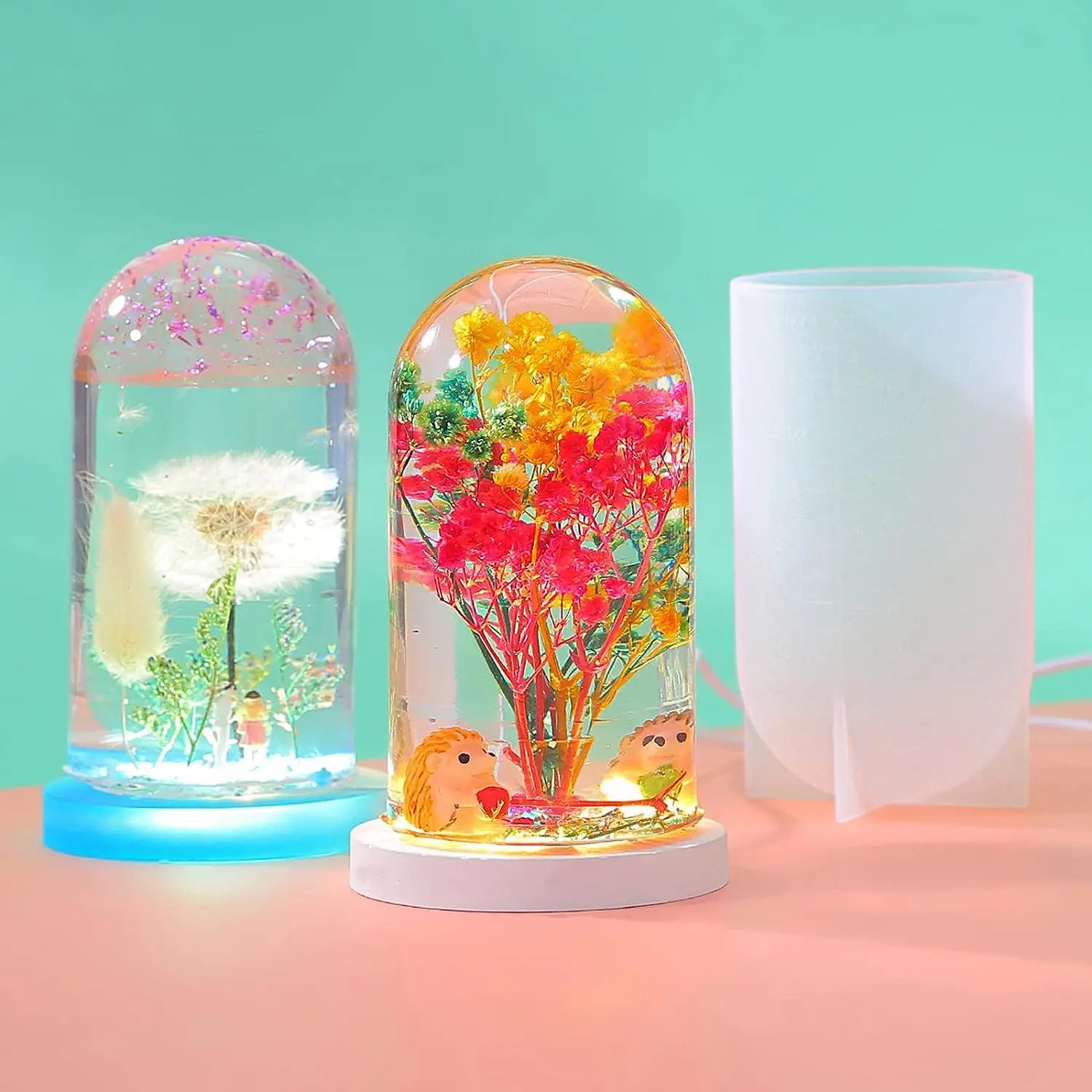 DIY Crystal Epoxy Resin Mold L - Resin Art Guide recension och pris