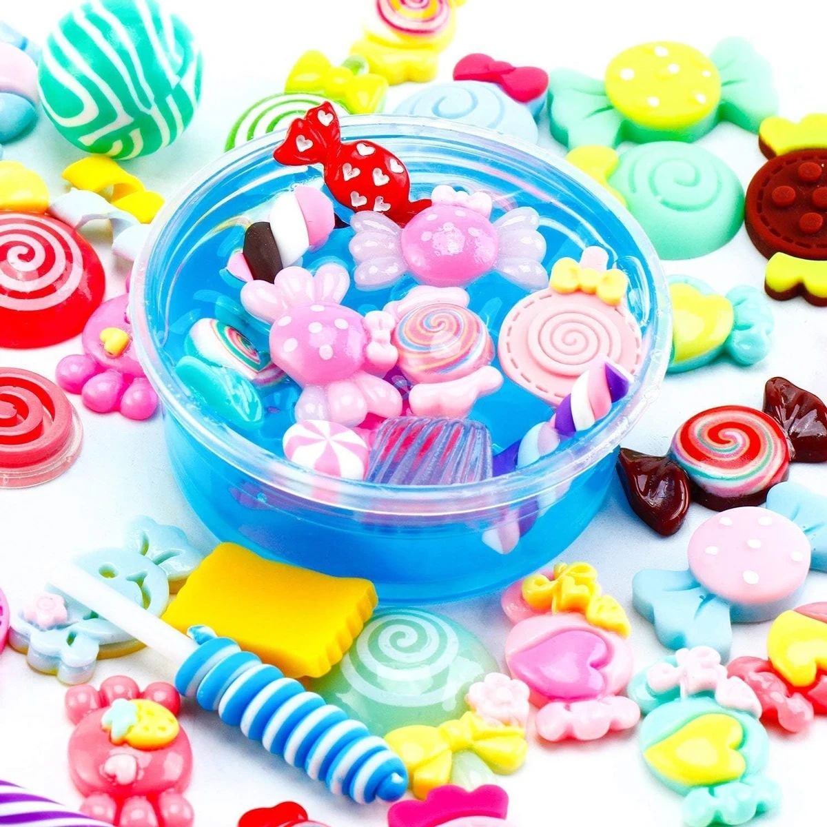 30pcs Random Candy Slime Charm - Resin Art Jewellery Kit recension och pris