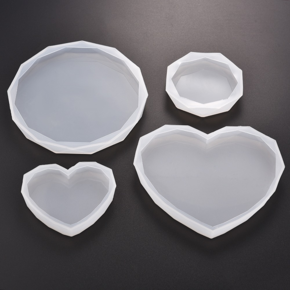Resin Coaster Silicone Mold Ca - Resin Art Heart recension och pris