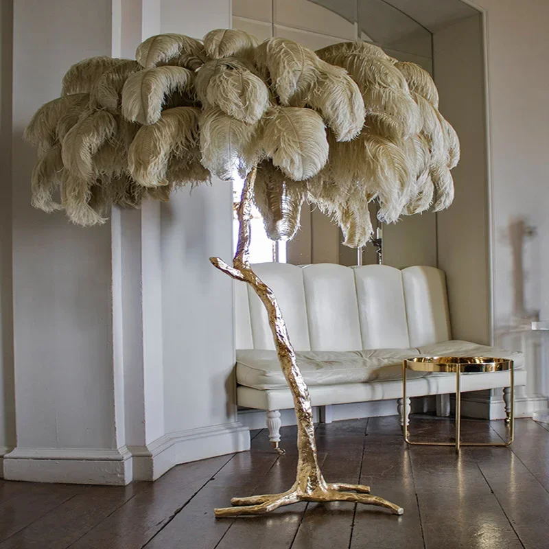Modern Led Ostrich Feather Flo - Resin Art Floor recension och pris