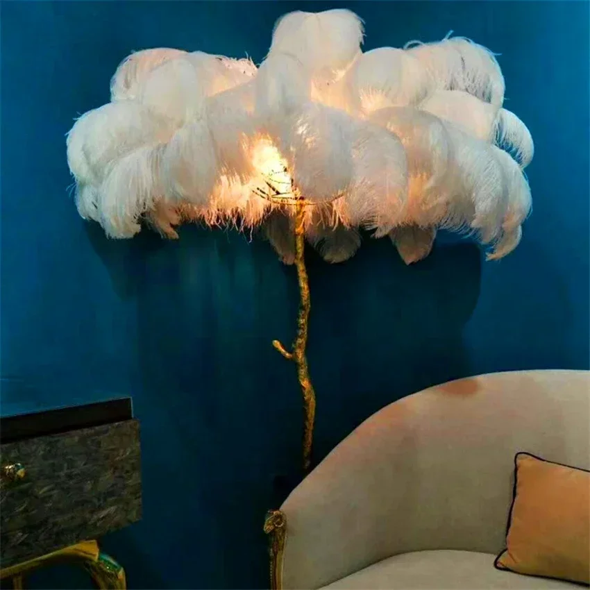 Modern Led Ostrich Feather Flo - Resin Art Floor recension och pris