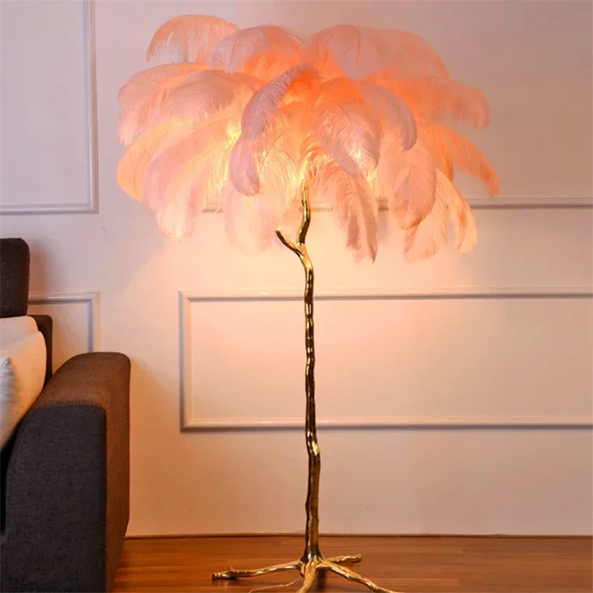 Modern Led Ostrich Feather Flo - Resin Art Floor recension och pris