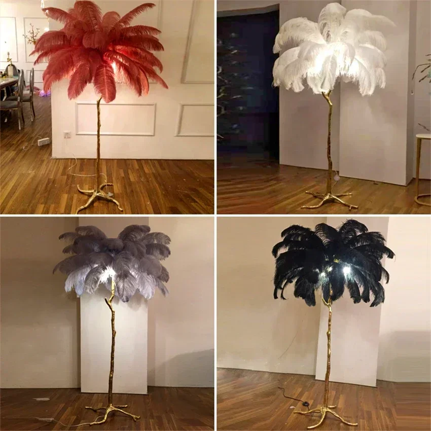 Modern Led Ostrich Feather Flo - Resin Art Floor recension och pris