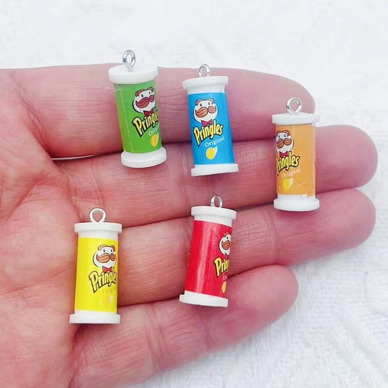 10pcs Simulation 3D Bucket Pot - Resin Art Pendant recension och pris