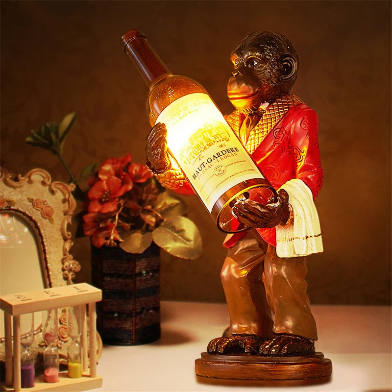 Retro Monkey Lamp Vintage Resi - Resin Art Floor recension och pris