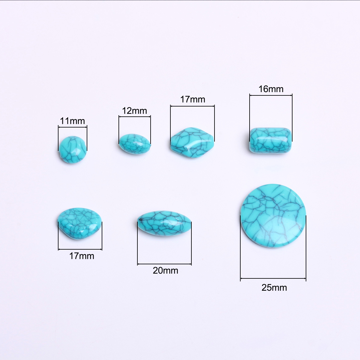 30-5pcs/bag Geometric Imitated - Resin Art Bracelet recension och pris