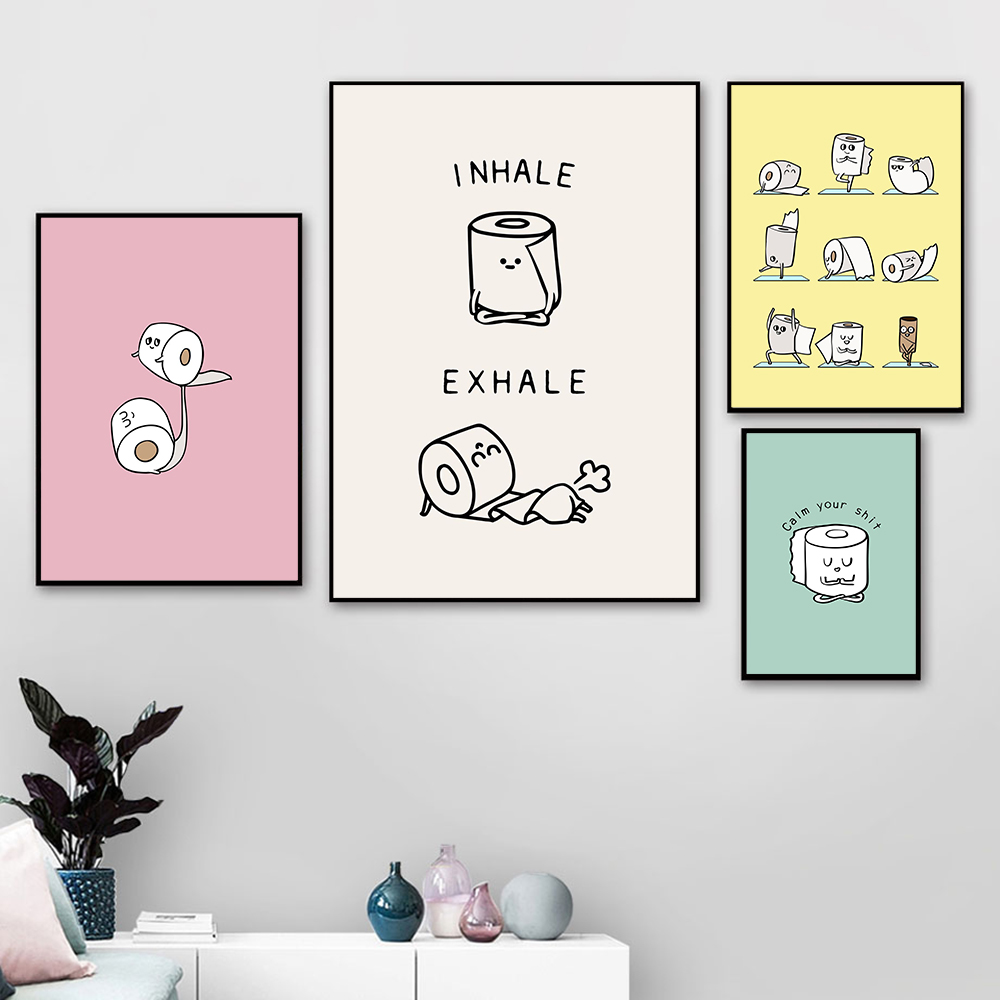 Toilet Paper Yoga Funny Quote  - Resin Art Quote recension och pris