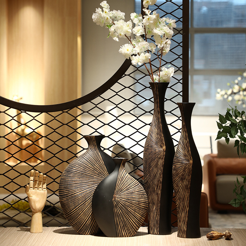 Retro Tall Resin Floor Vase, E - Resin Art Floor recension och pris