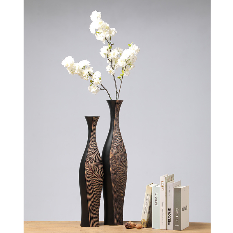 Retro Tall Resin Floor Vase, E - Resin Art Floor recension och pris