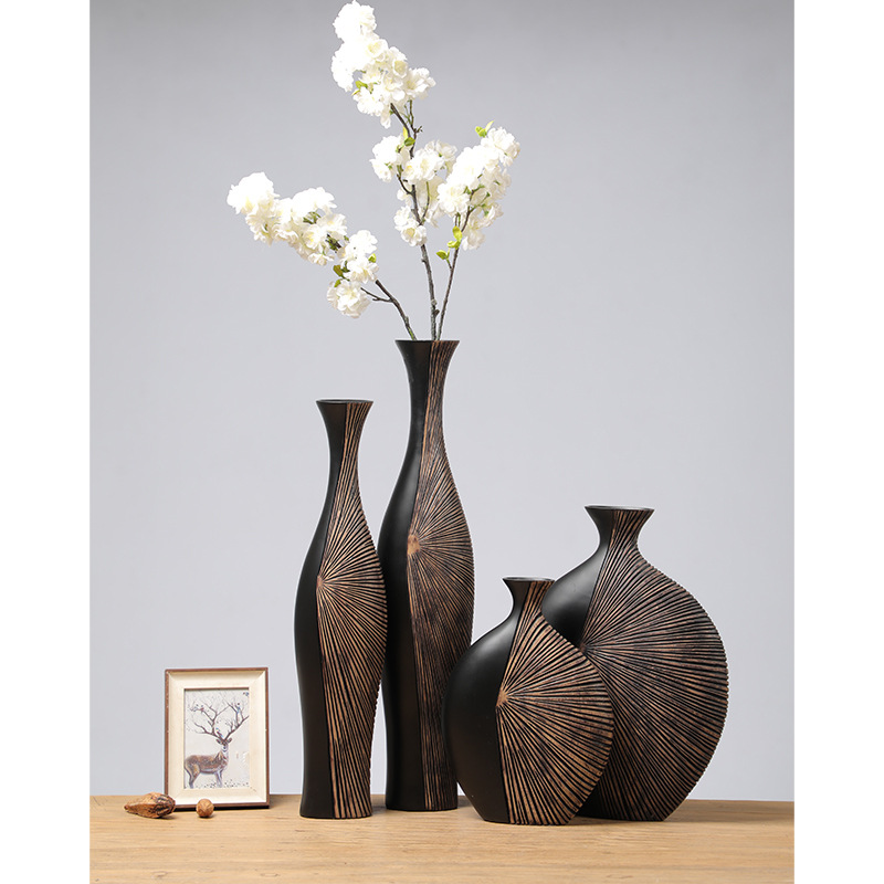 Retro Tall Resin Floor Vase, E - Resin Art Floor recension och pris