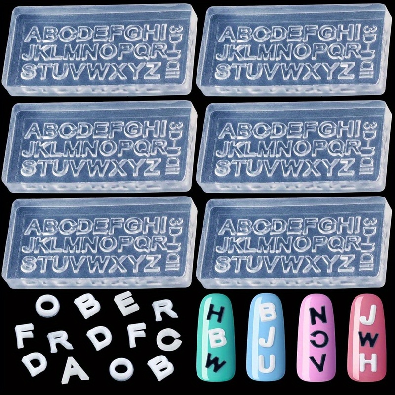 2/4 Sets Transparent Mini A-Z  - Resin Art Zone recension och pris