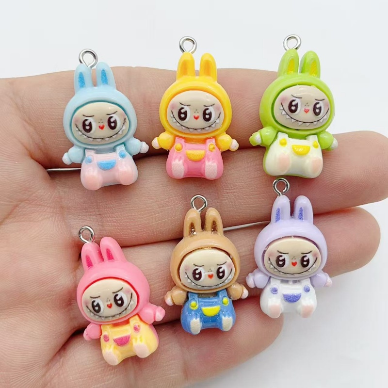 10Pcs Kawaii Rabbit Strawberry - Resin Art Jewellery Kit recension och pris