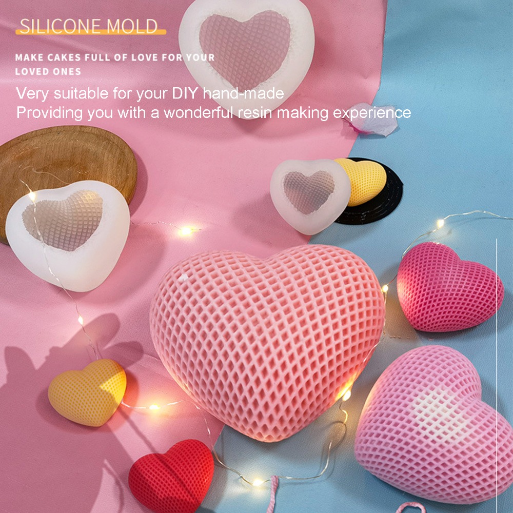 Resin Casting Mould Woven Hear - Resin Art Heart recension och pris