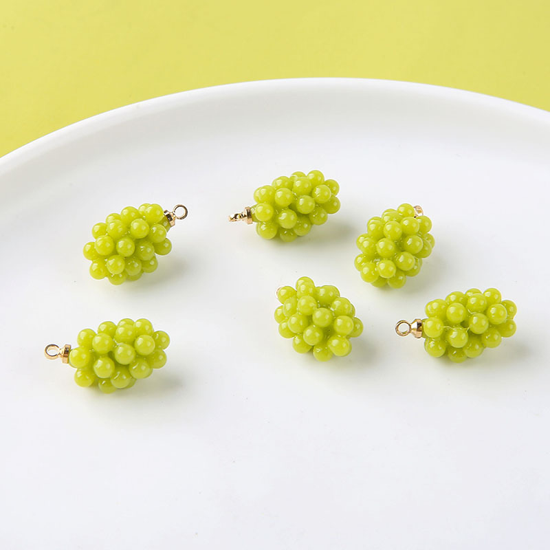 6pcs Cute Little Grapes Resin  - Resin Art Jewellery Kit recension och pris