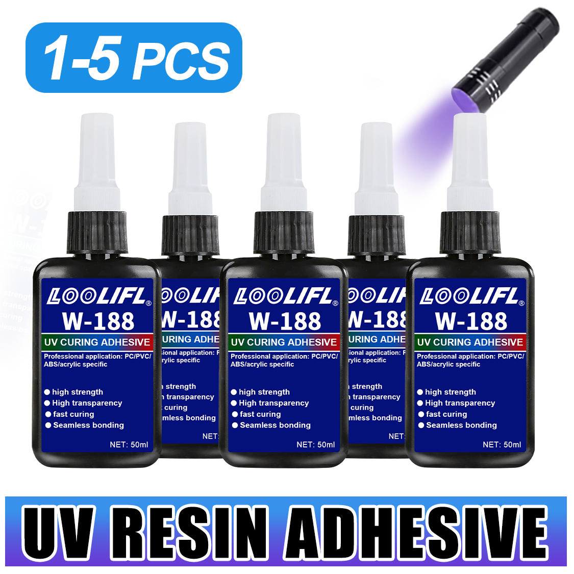 LOOLIFL 188 Strong 50ml UV Res - Resin Art Light recension och pris