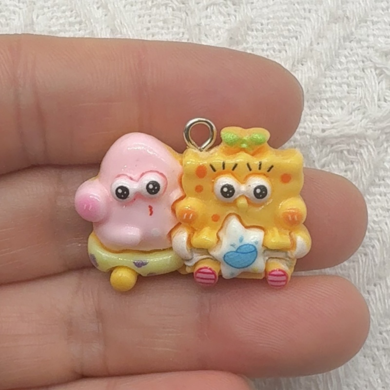 10pcs cartoon resin pendant, D - Resin Art Jewellery Kit recension och pris