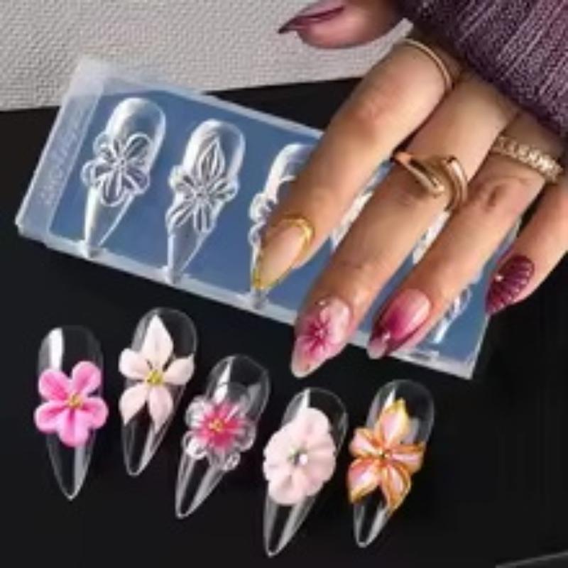 Silicone 3D Flower Nail Mold f - Resin Art Using Flowers recension och pris