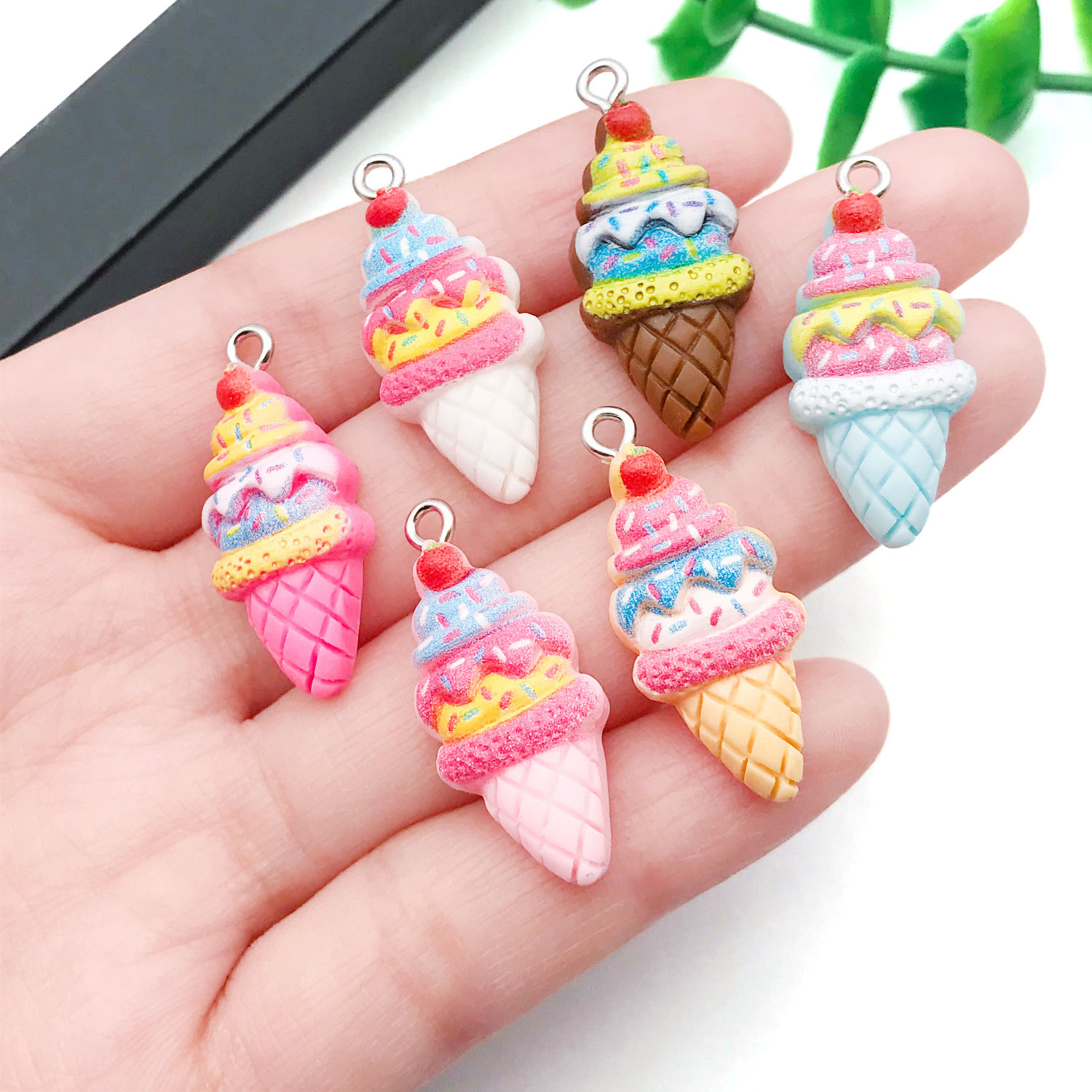 5/12pcs Resin Strawberry Ice C - Resin Art Bracelet recension och pris