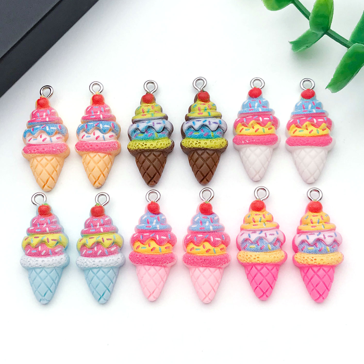5/12pcs Resin Strawberry Ice C - Resin Art Bracelet recension och pris