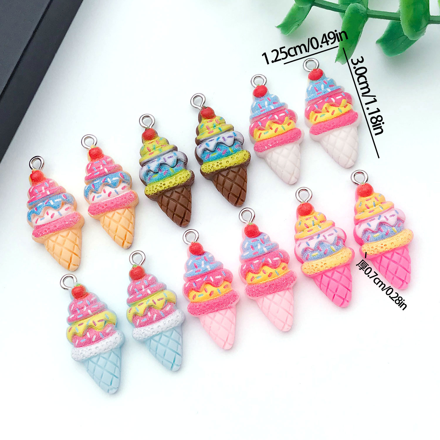 5/12pcs Resin Strawberry Ice C - Resin Art Bracelet recension och pris