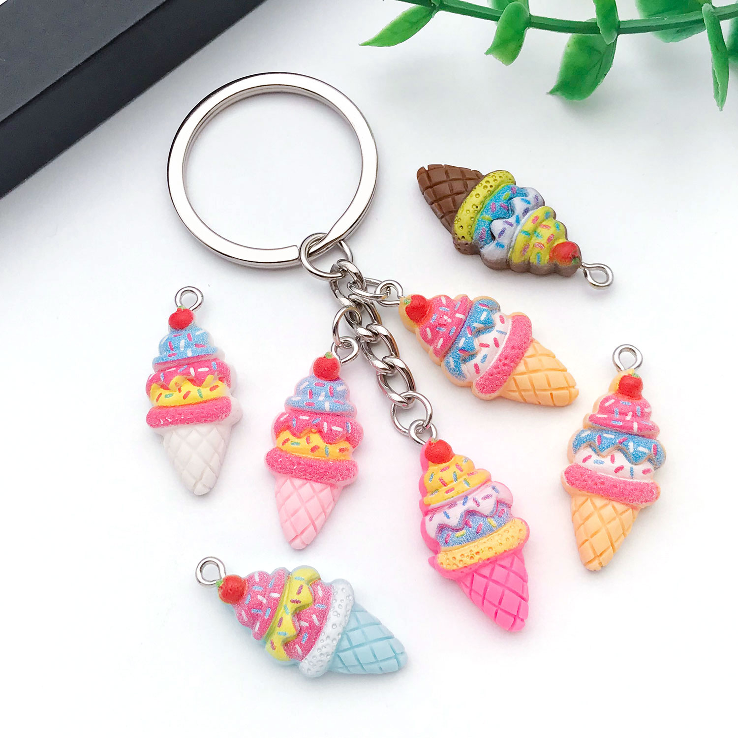 5/12pcs Resin Strawberry Ice C - Resin Art Bracelet recension och pris