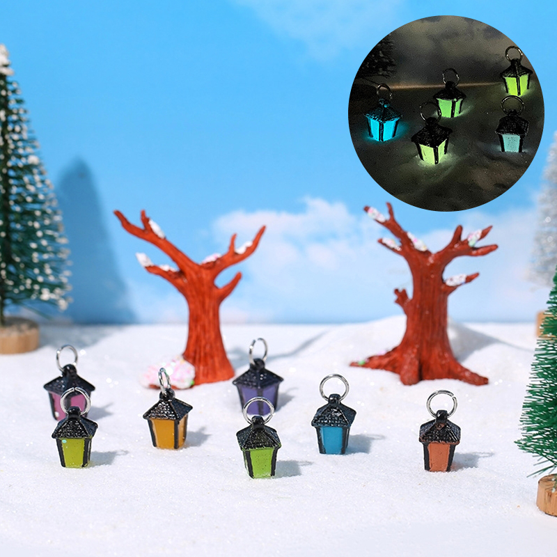 1Set Mini Luminous Hanging Tre - Resin Art Light recension och pris