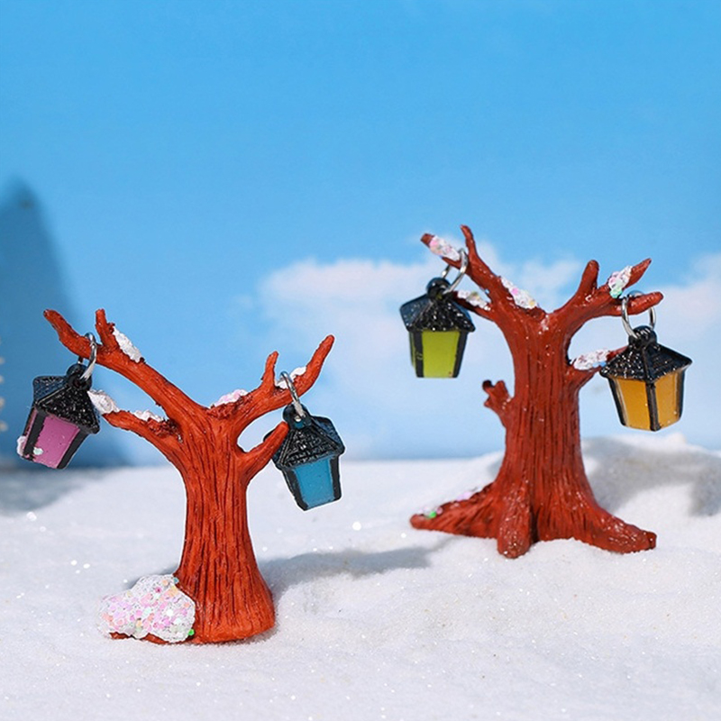 1Set Mini Luminous Hanging Tre - Resin Art Light recension och pris