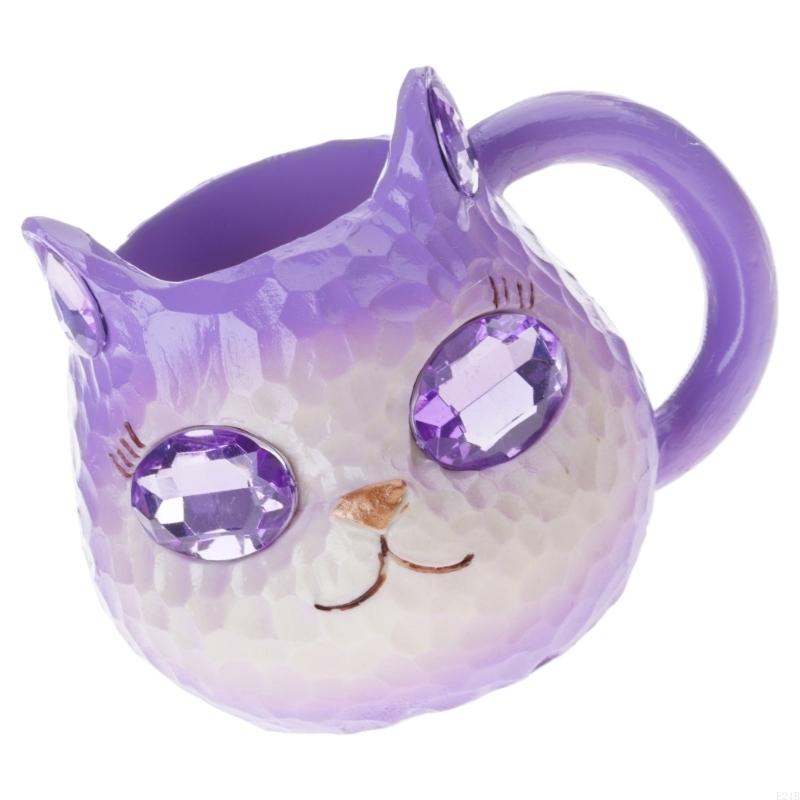 Glittering Cats Face Coffee Cu - Resin Art Geode recension och pris