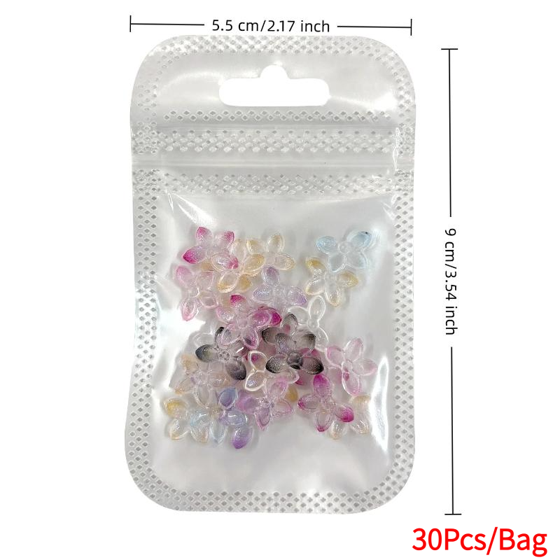 30Pcs/Bag 3D Glitter Resin But - Resin Art Using Flowers recension och pris