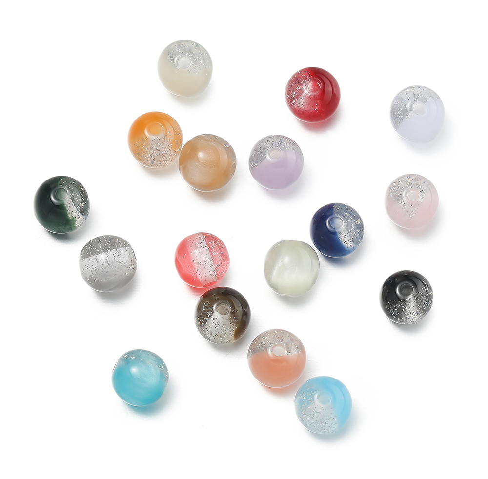 10Pcs/lot 8-12mm Resin Cat Eye - Resin Art Bracelet recension och pris