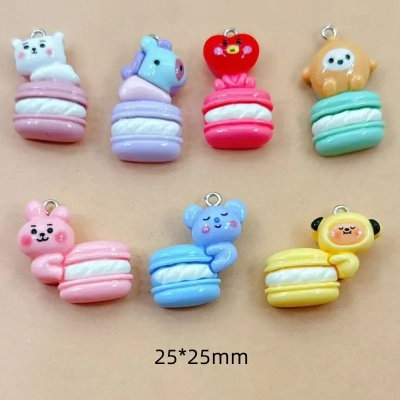 10pcs Mixed Cartoon Resin Char - Resin Art Bracelet recension och pris