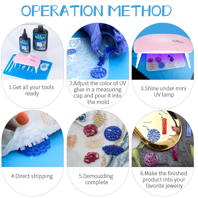 100g/250g Clear UV Resin Hard  - Resin Art Kit For Beginners recension och pris