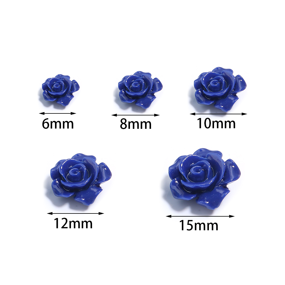 1 Strand 6 8 10 12 15mm Rose C - Resin Art Bracelet recension och pris