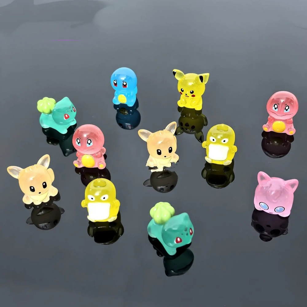 7Pcs/Set Glow in The Dark Pika - Resin Art Light recension och pris